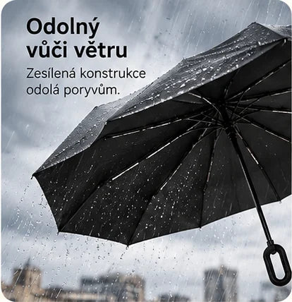 Vylkon™ - Automatický deštník s karabinou