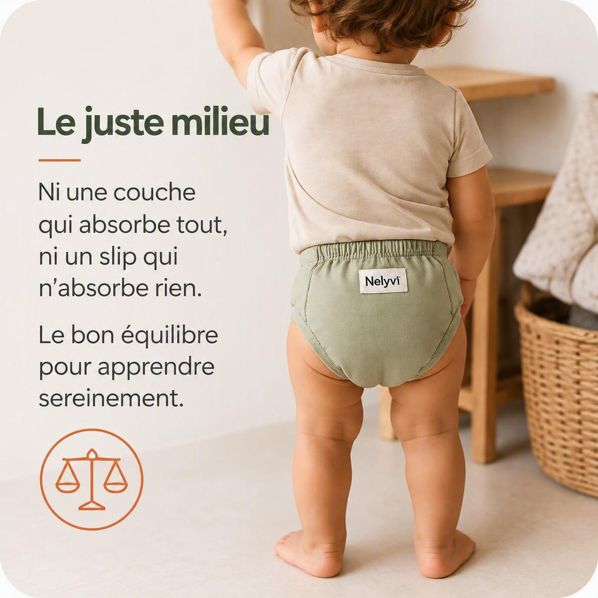 Nelyvi™ - Culotte d'apprentissage ajustable