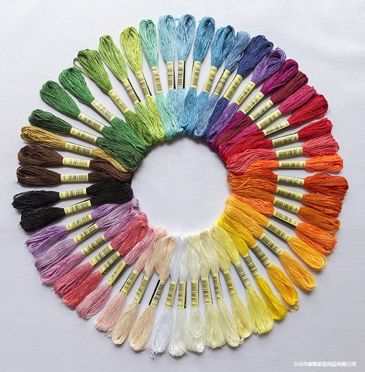 Filova : Lot de fils multicolores (50 tons)