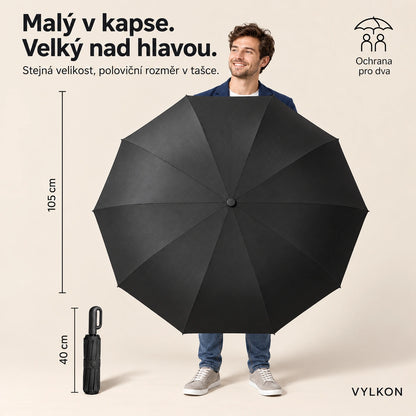 Vylkon™ - Automatický deštník s karabinou