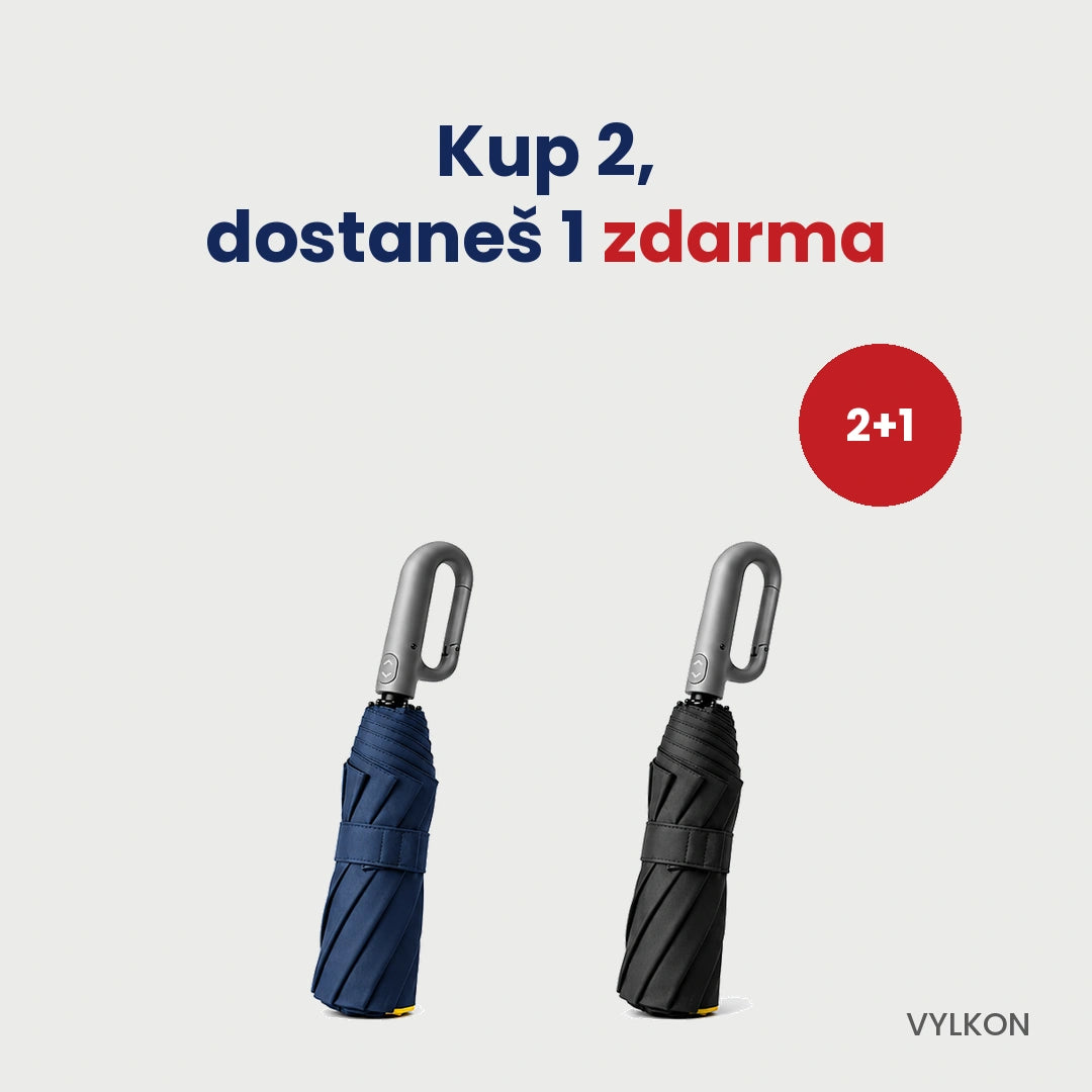 Vylkon™ - Automatický deštník s karabinou