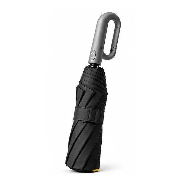 Vylkon parapluie compact à mousqueton - Černá