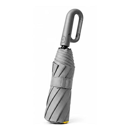 Vylkon parapluie compact à mousqueton - Šedá